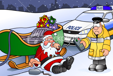 drunk santa